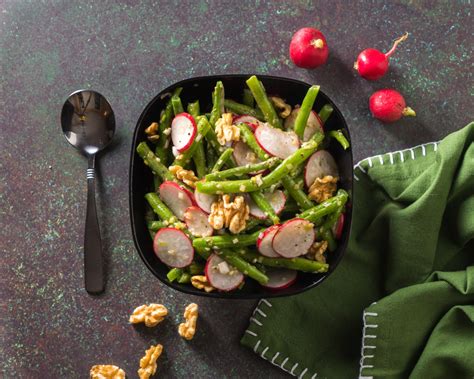 Green Bean Radish Salad With Walnut Vinaigrette Recipes