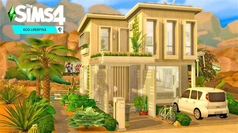 Tiny Eco House The Sims 4 Eco Lifestyle Speed Build Sims 4 House