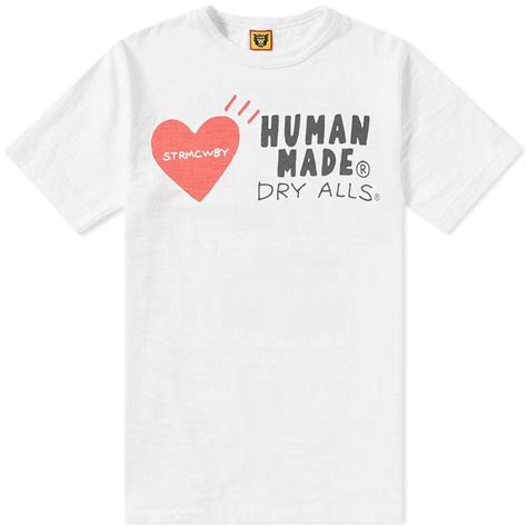 Human Made Heart Logo Tee White Human Made