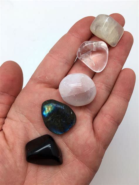 Discover the top 5 full moon crystals that are perfect to manifest your intentions during the full moon and how to cleanse and charge them with moonlight! Moon Gemstone Set - Full Moon Crystal Set - New Moon Stone ...