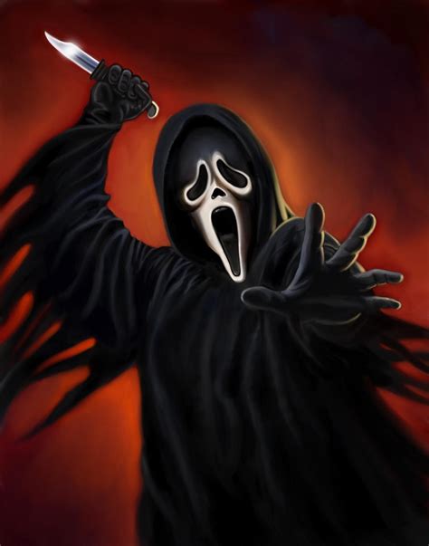 Horror Villains Horror Films Arte Horror Horror Art Ghostface