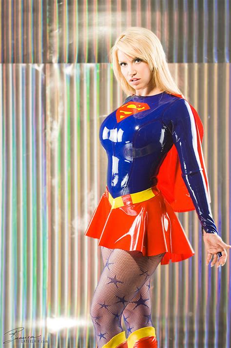 Bianca Beauchamp In A Latex Supergirl Costume 81 Photos