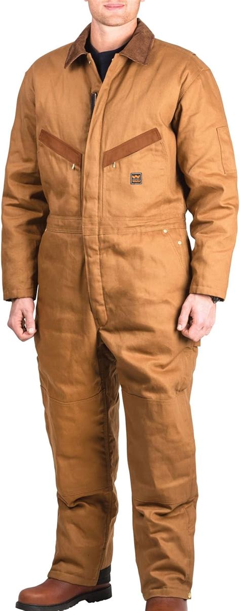 Walls Mens Blizzard Pruf Insulated Coverall Pecan X