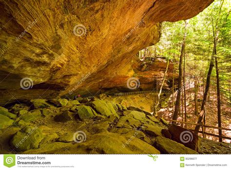 Inside Whispering Cave Stock Image Image Of Recess Boulder 93296677