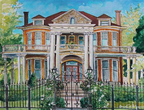 Van Valkenburgh Johnston House Painting By Christina Wegman Fine Art