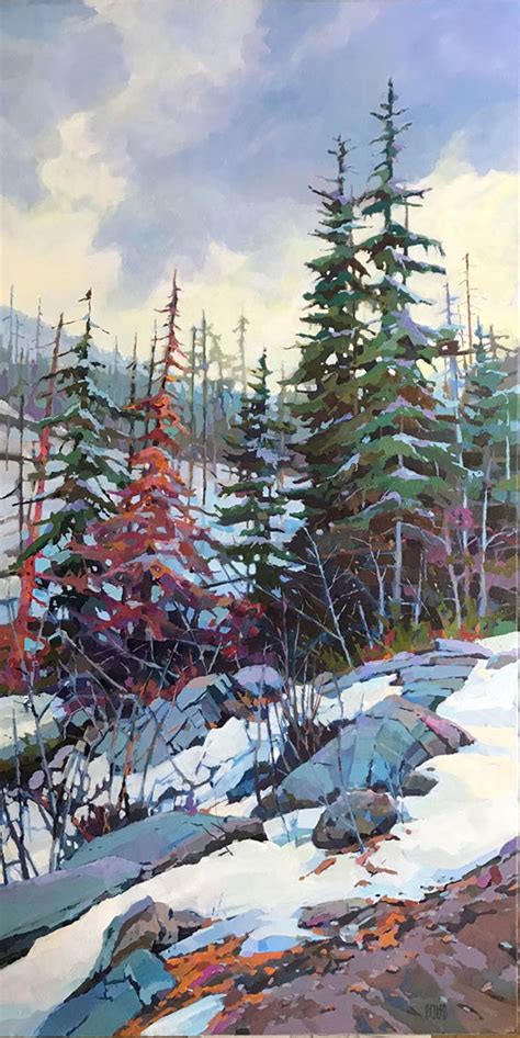 Sun In The Cedars By Randy Hayashi Acrylic On Canvas Koyman
