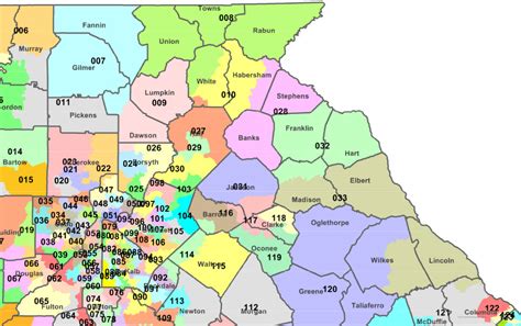 Georgia House Districts In 9th