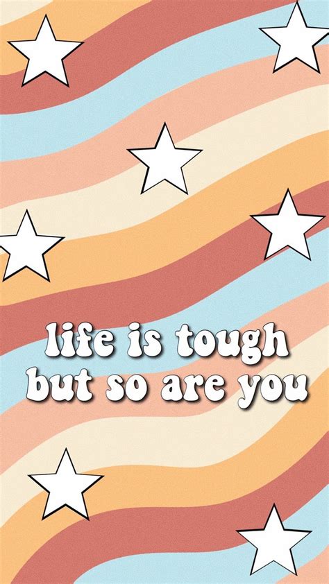 Pink words wallpapers group 57. life is tough but so are you motivation quote words ...