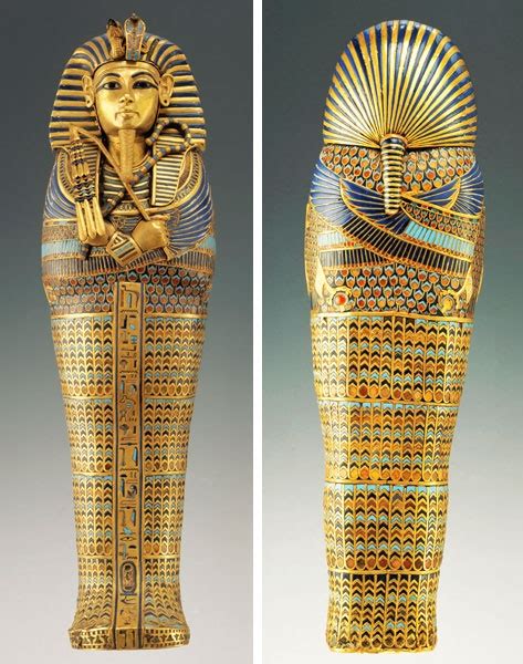 Miniature Canopic Coffins Found In Tutankhamuns Tomb Contained The