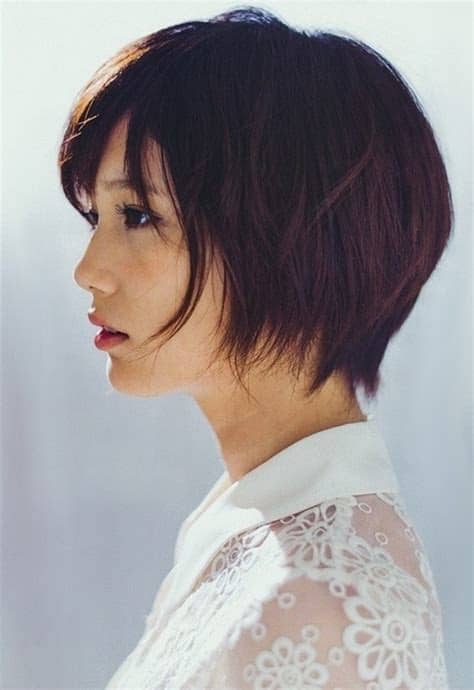 Modern short hairstyles finish of an edgy haircut with feminine softness. 20 Popular Short Hairstyles for Asian Girls - Pretty Designs