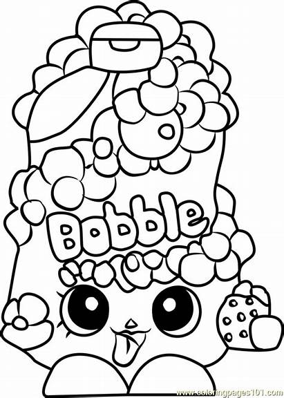 Shopkins Coloring Bubble Pages Tubs Toys Coloringpages101