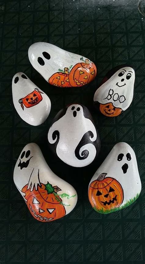 Halloween 🎃 Is Coming Paint These Rocks And Get Ready For One Of My