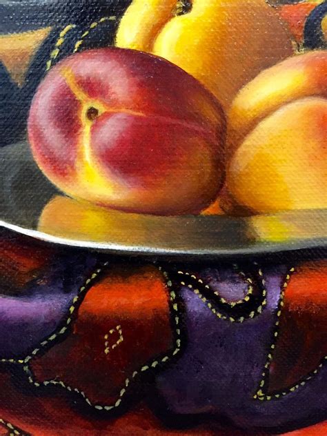 Anne Songhurst Contemporary Still Life Painting Of Fruit