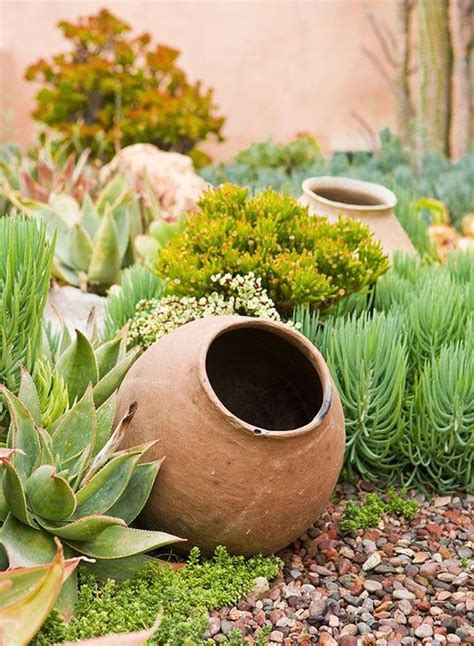 Clay Pots Decorative Stone And Flowers 28 Ideas For The Most