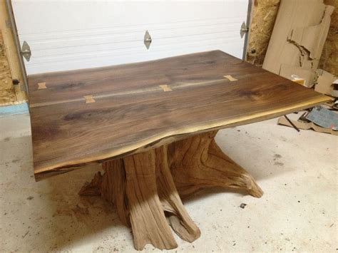 Hand Made Live Edge Black Walnut Dining Room Table By Bois And Design