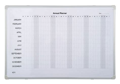 Yearly Magnetic Planner 900 X 600mm Boards Direct