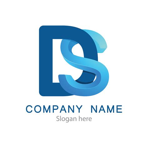 3d Ds Letter Design Logo Template For Business And Corporate Identity