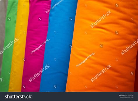 Multicolor Fabric Texture Background Sample Stock Photo 1523272706