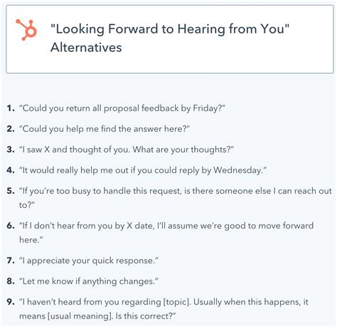 10 Effective Ways To Say Looking Forward To Hearing From You