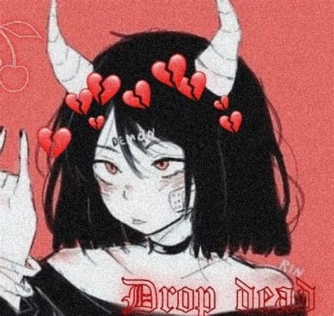 Aesthetic Anime Pfp Red Edgy Grunge Pfp Mundo Verde This Anime Is All