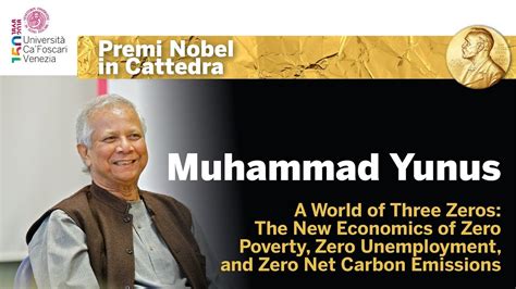 The Nobel Peace Prize Muhammad Yunus Talks About Social Business Youtube