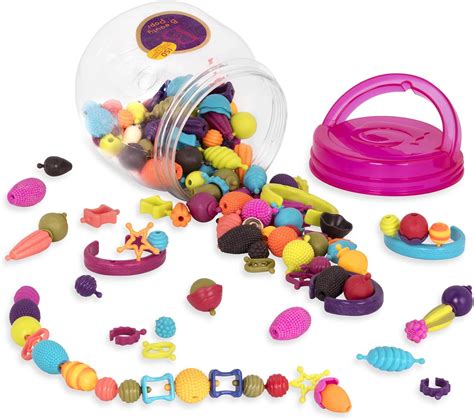 B Toys 150 Pcs Pop Snap Bead Jewelry Diy Jewelry Kit For Kids