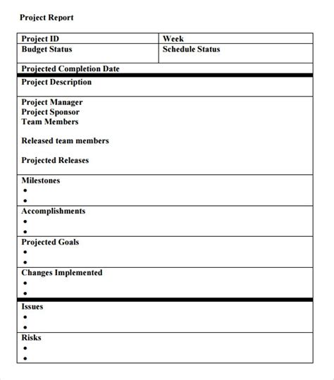 14 Sample Project Status Reports Sample Templates