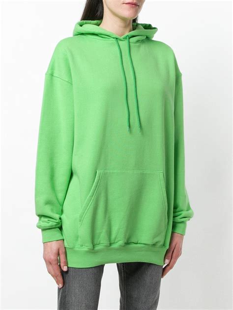 820 items on sale from c$535. Balenciaga Cotton Logo Hoodie Sweater in Green - Lyst