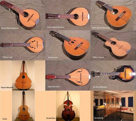 Instruments Of The Nat Univ Of Singapore Rondalla A Rondalla Is A