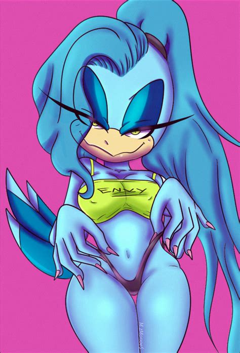Rule 34 Anthro Bra And Panties Nikki The Hawk Seductive Smirk Sonic