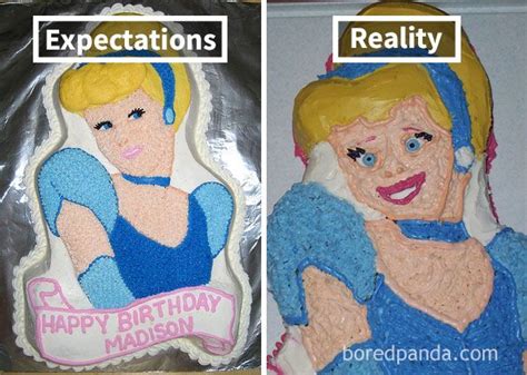 Expectations Vs Reality 30 Of The Worst Cake Fails Ever Funny Pictures Disney Funny