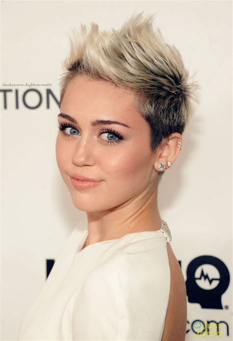 Miley Cyrus Short Hair Blonde