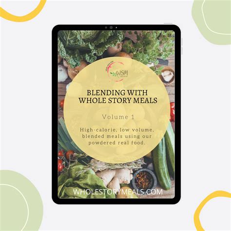 Blending With Whole Story Meals E Book Whole Story Meals