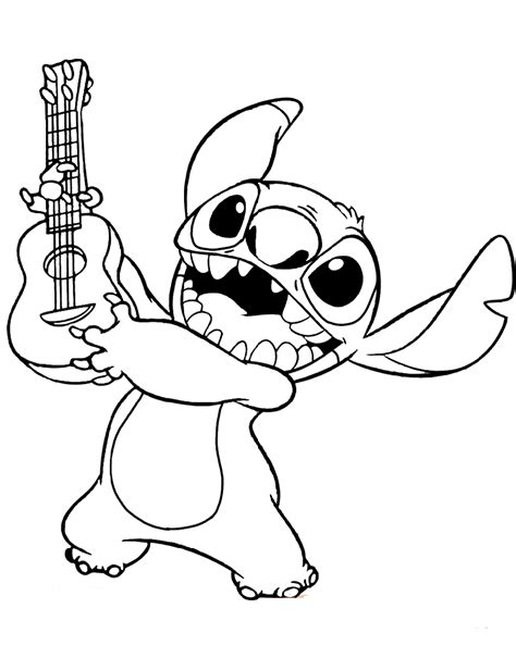 Lilo and Stitch Coloring Pages For Good Grades | Educative Printable