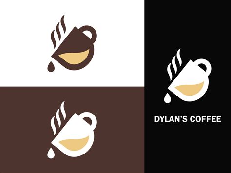 Dribbble Dylans Coffeepng By Sajid Shaik Logo Designer