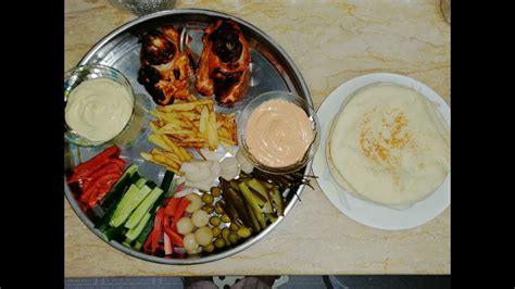 Chicken shawarma from delish.com is served with a delightful garlic yogurt sauce. Arabic Chicken Shawarma - YouTube