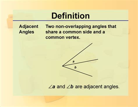 Adjacent Angles Geometry