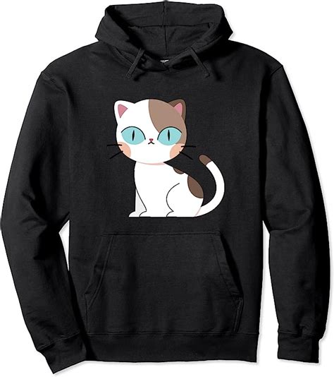 Kawaii And Cute Cat Pullover Hoodie Clothing