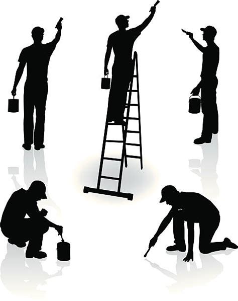 Royalty Free Professional Painter Clip Art Vector Images