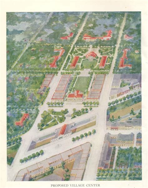 1921 Plan Of Winnetka A Living Model For Village Development