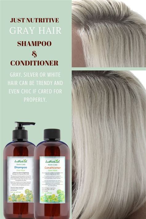 Sulfate Free Brightening Shampoo For Gray And Silver Hair Gray Hair Can