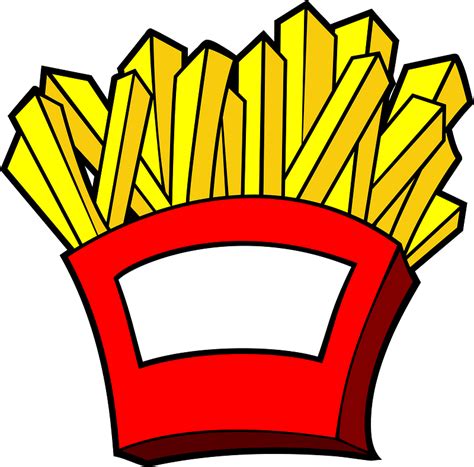 French Fries In A Red Carton Clipart Free Download Transparent Png