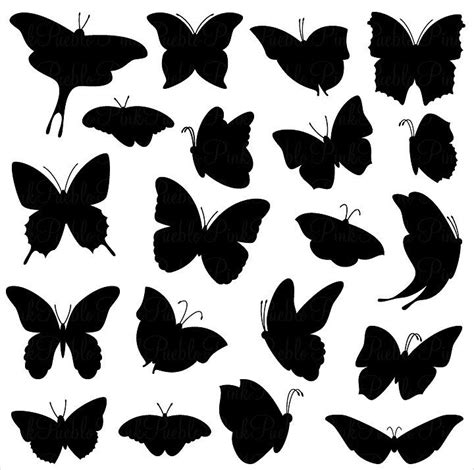 10 Butterfly Silhouette Designs Vector Eps Format Download Design