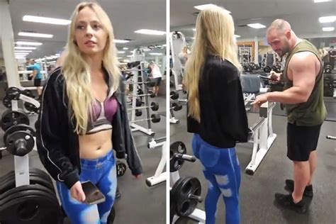 Morally Sickening Woman Who Wore Painted Pants To The Gym Issues