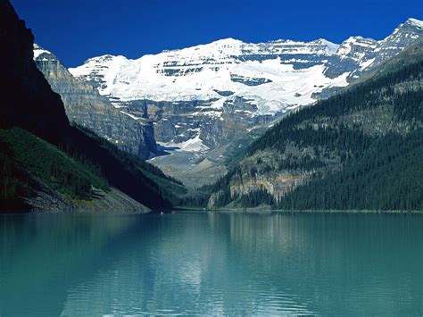 Lake Louise Canadian Rockies Lakes And Ponds Wallpaper