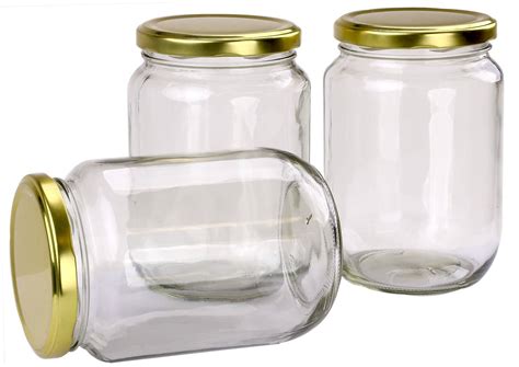 36 Pcs Honey Jars 1kg Size Round Glass Jar With Gold Lid Free Nude