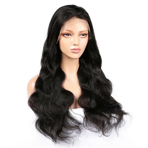 virgin indian hair body wave lace front wigs lfwpbw