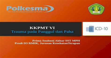 Download Pdf Kkpmt Vi Trauma Pada Panggul Dan Paha · Medis Dan Patofisiologi Serta