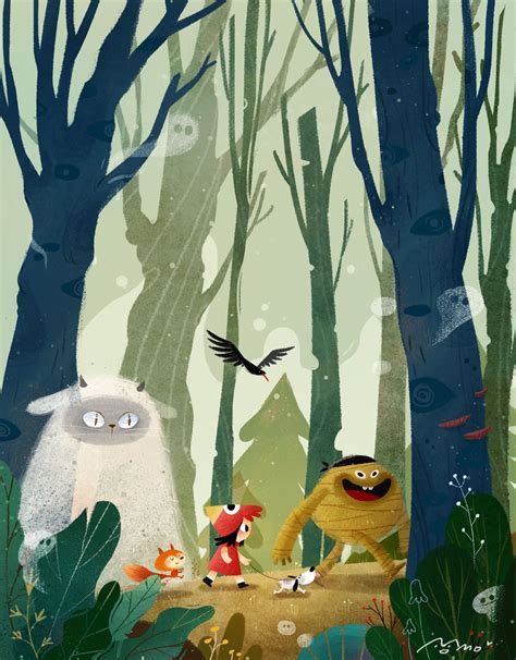 Forest Adventure | Forest illustration, Book illustration art, Picture ...