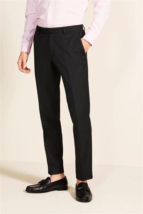Buy Moss 1851 Charcoal Stretch Tailored Fit Trousers From The Next Uk